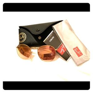 Ray Ban Round Flash Sunglasses